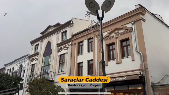 Saraçlar Caddemiz Güzelleşmeye Devam Ediyor.🏘️🧱